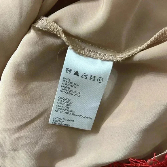 Anthropologie - Maeve Katrine Orange Floral Lace Cal Sleeve  Top - Picture 5 of 6